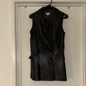 Jason Wu Black Double-Breasted Vest
